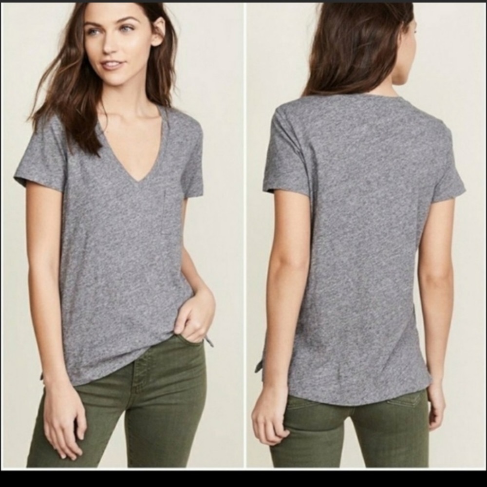 Madewell v-neck pocket‎ tee size small
